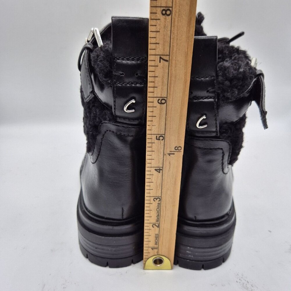 Circus by Sam Edelman Women's Boots Size 7 Gretchen Shearling Hiker Black - Picture 6 of 9